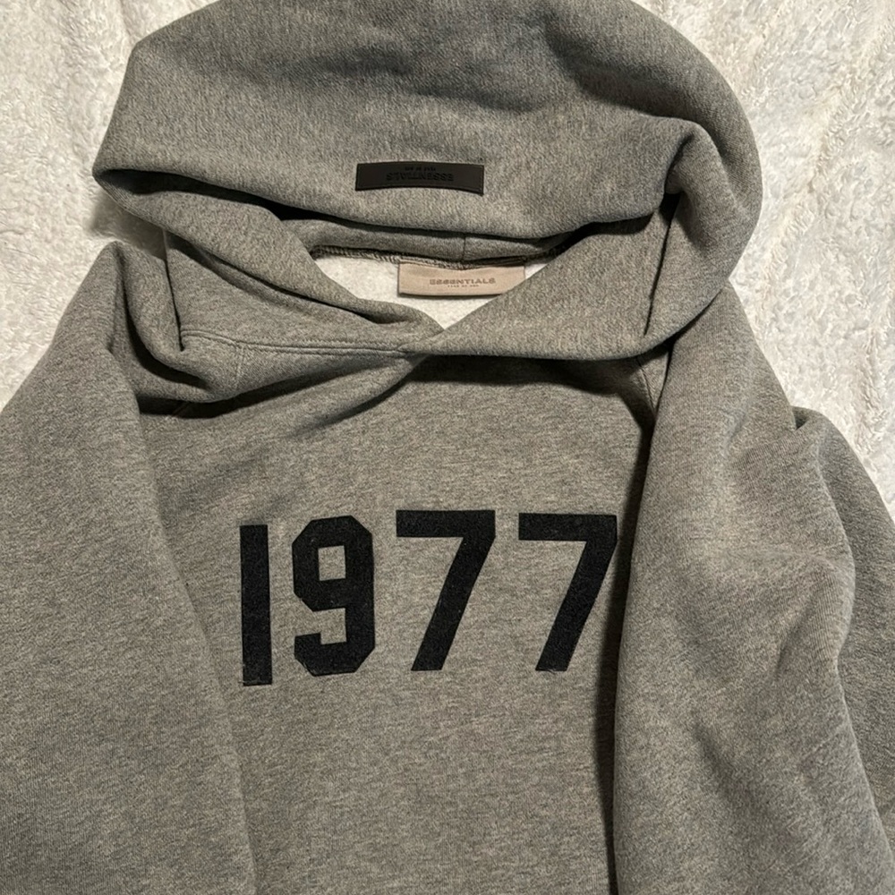 essentials fear of god 1977 hoodie